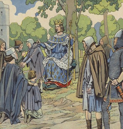 König Ludwig IX. von Frankreich spricht Recht von pseudonym for Onfray de Breville Jacques Job