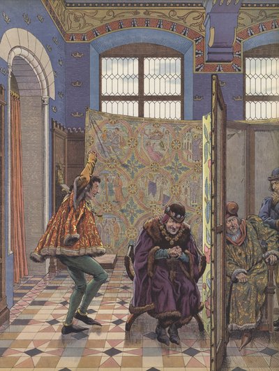Ludwig XI.s Plan, die Burgunder von ihren englischen Verbündeten zu trennen von pseudonym for Onfray de Breville Jacques Job