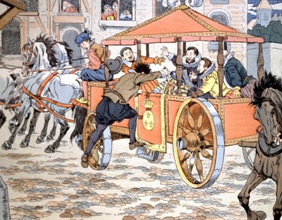 Mord an Heinrich IV. von pseudonym for Onfray de Breville Jacques Job