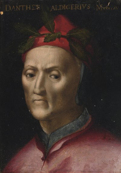 Porträt von Dante Alighieri 1265-1321 von second half 16th cen. Italian