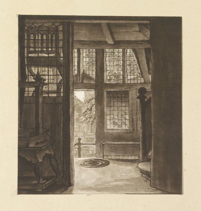 Innenansicht des Hauses von Rembrandt von weduwe Dietrich