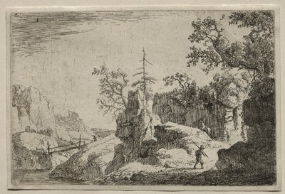 Eine Berglandschaft von workshop of Giunta di Tugio