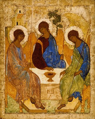 Heilige Dreifaltigkeit (Troitsa) von Andrei Rublev