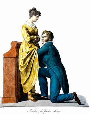 Antoine_Chazal_-_Touching_a_woman_standing_A_patient_consults_a_doctor_who_auscults_her_under_the_-_(MeisterDrucke-1053993).jpg