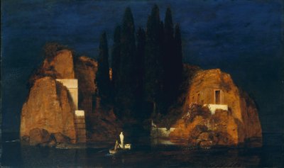Isle of the Dead, zweite Version, 1880  von Arnold Böcklin