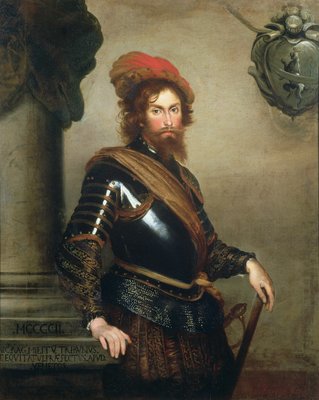 Porträt von Nicolo Raggi von Bernardo Strozzi