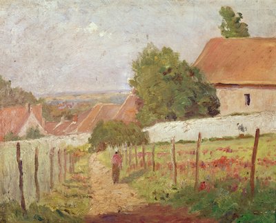 Landschaft von Ile de France von Camille Jacob Pissarro