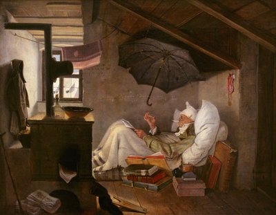 Der arme Poet  von Carl Spitzweg