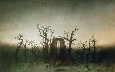 Abtei im Eichenwald von Caspar David Friedrich