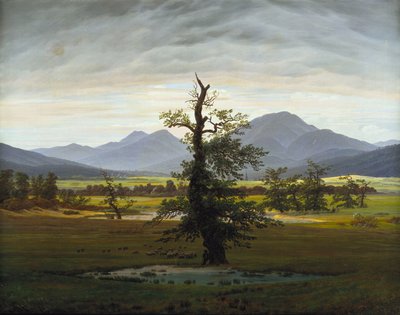 Der einsame Baum von Caspar David Friedrich