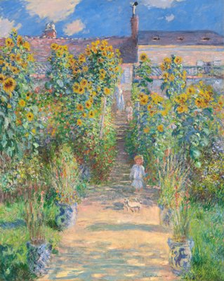Der Garten des Künstlers bei Vetheuil, 1880 von Claude Monet