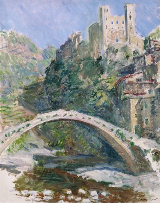 Das Schloss Von Dolceacqua 14 Von Claude Monet 30