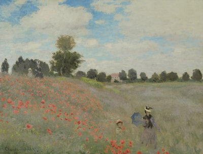 Wild Poppies, in der Nähe von Argenteuil von Claude Monet