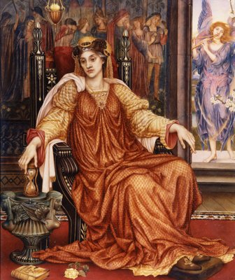 Das Stundenglas, 1904 (für Studie siehe 84798) von Evelyn De Morgan