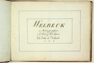 Rotes Buch: Welbeck von Humphry Repton
