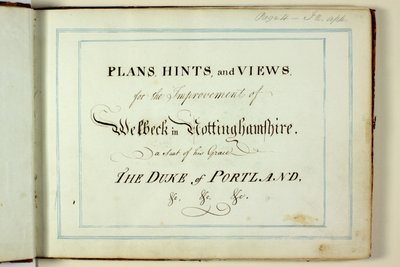 Rotes Buch: Welbeck von Humphry Repton