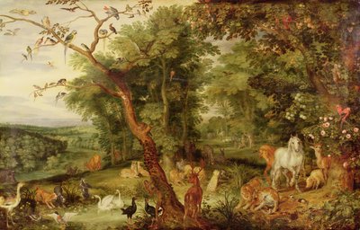 Der Garten Eden Im Hintergrund Die Versuchung 210577