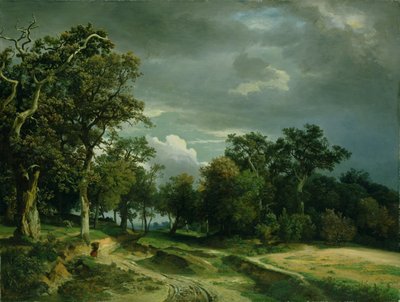 Der Pfad am Rande des Waldes, c.1851 von Johann Wilhelm Schirmer