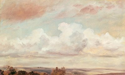 Cumulus-Wolken über einer Landschaft, 1822 von John Constable