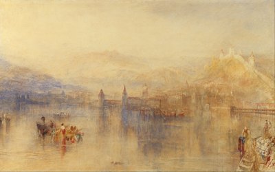 Luzern vom See von Joseph Mallord William Turner