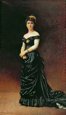 Porträt von Madame Bishoffsheim, 1877 von Leon Joseph Florentin Bonnat