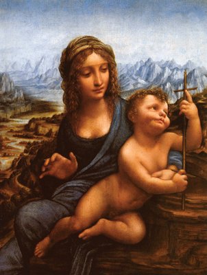 Madonna mit der Spindel von Leonardo da Vinci