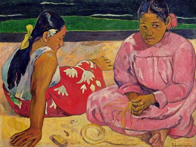 Frauen von Tahiti, auf dem Strand, 1891 von Paul Gauguin