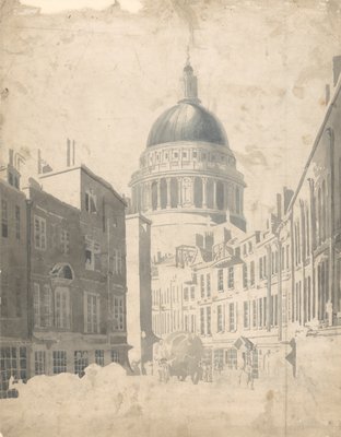 St. Pauls Cathedral, von St. Martins-le-Grand, London von Thomas Girtin