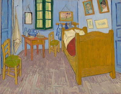 Vincents Schlafzimmer in Arles von Vincent van Gogh