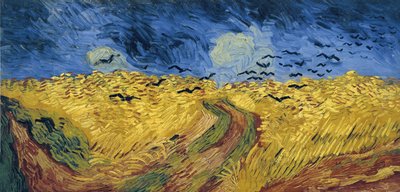 Weizenfeld mit Krähen von Vincent van Gogh