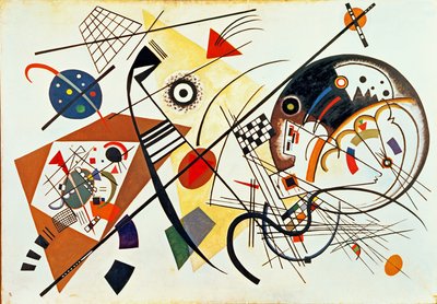 Schnittlinien, 1923 von Wassily Kandinsky