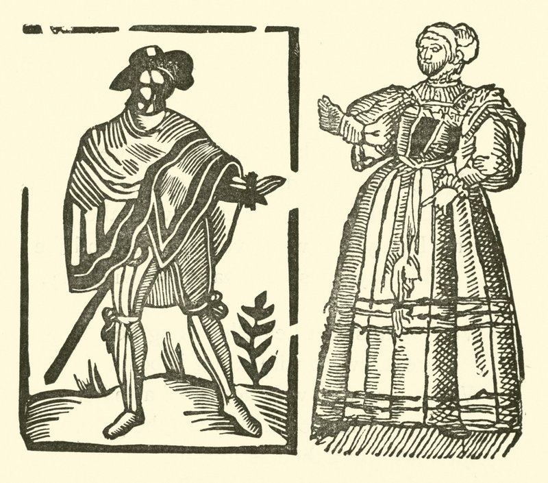 Illustration für The Roxburghe Ballads von (after) English School