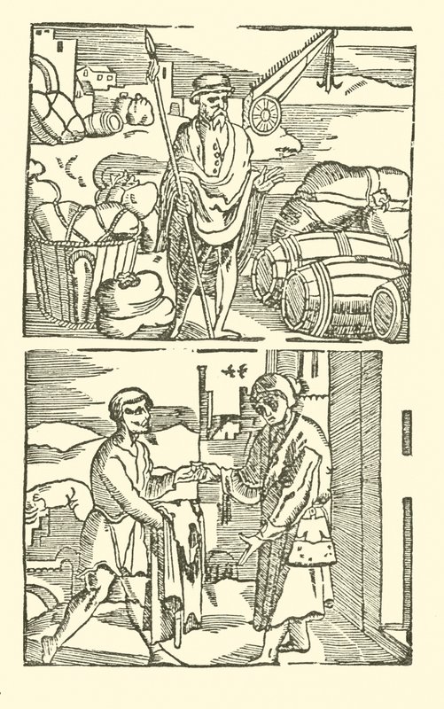 Illustration für The Roxburghe Ballads von (after) English School