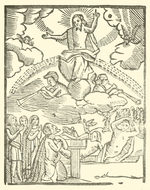 Illustration für The Roxburghe Ballads (Holzschnitt) von (after) English School