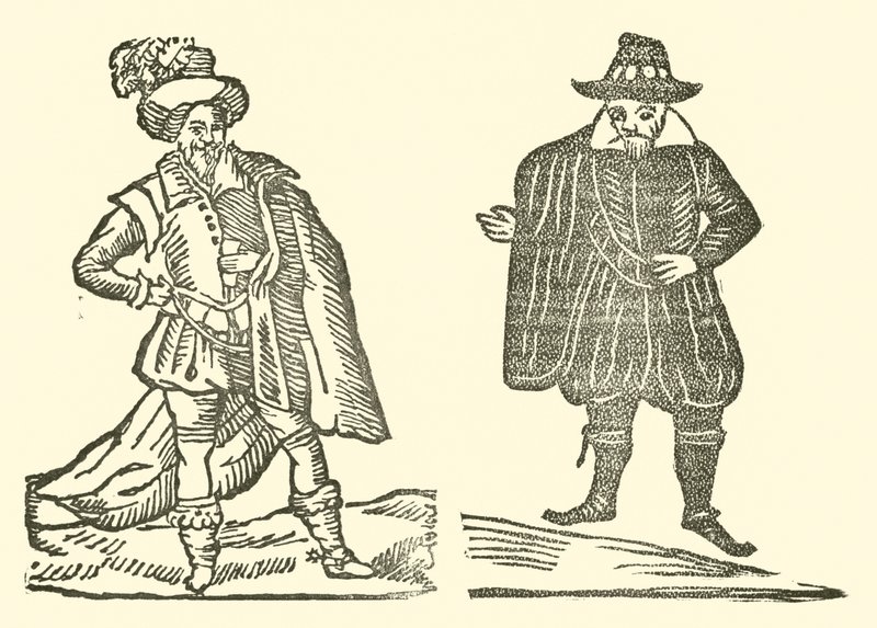 Illustration für The Roxburghe Ballads (Holzschnitt) von (after) English School