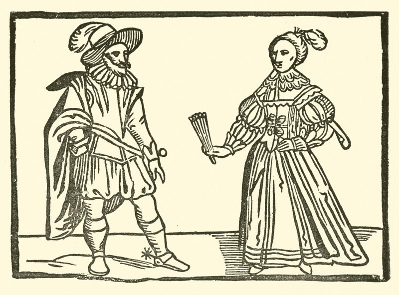 Illustration für The Roxburghe Ballads von (after) English School
