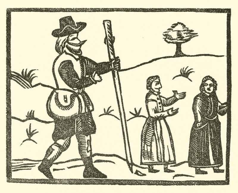 Illustration für The Roxburghe Ballads von (after) English School