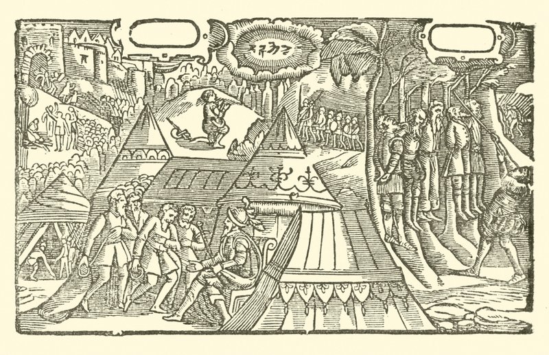Illustration für The Roxburghe Ballads von (after) English School