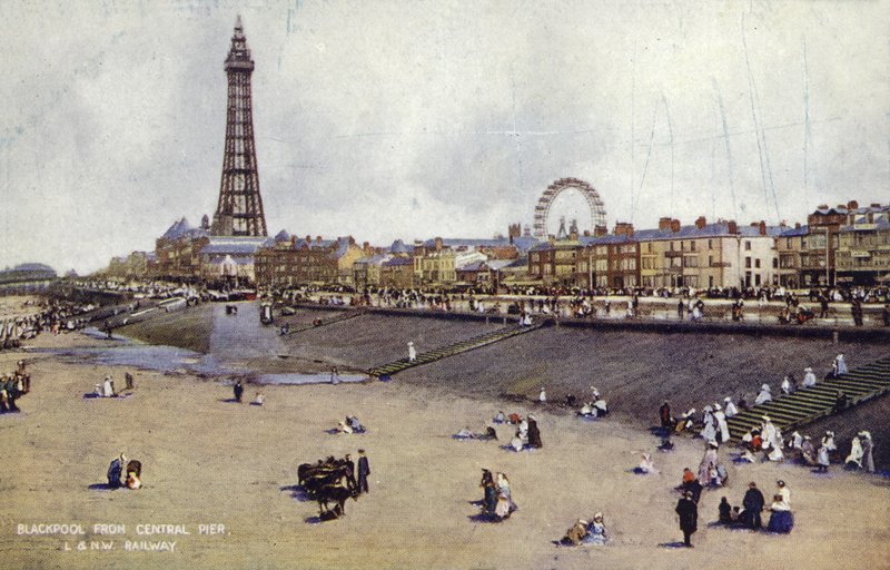 Blackpool vom Central Pier von (after) English photographer