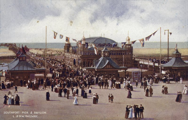 Southport Pier und Pavillon von (after) English photographer
