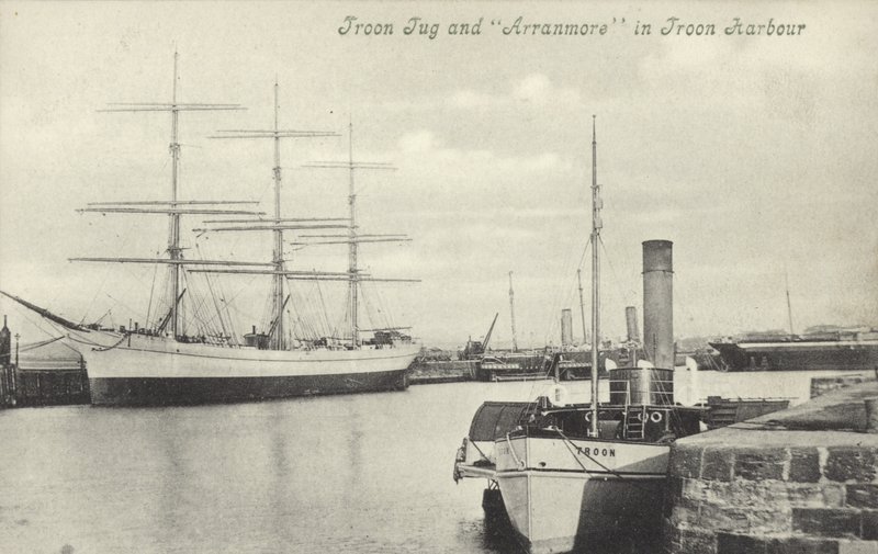 Troon Tug, Arranmore, Troon Hafen von (after) English photographer