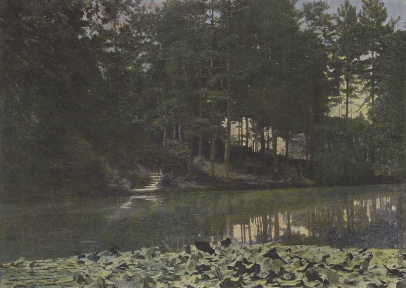 Bois de Boulogne, Das Reservoir von (after) French Photographer