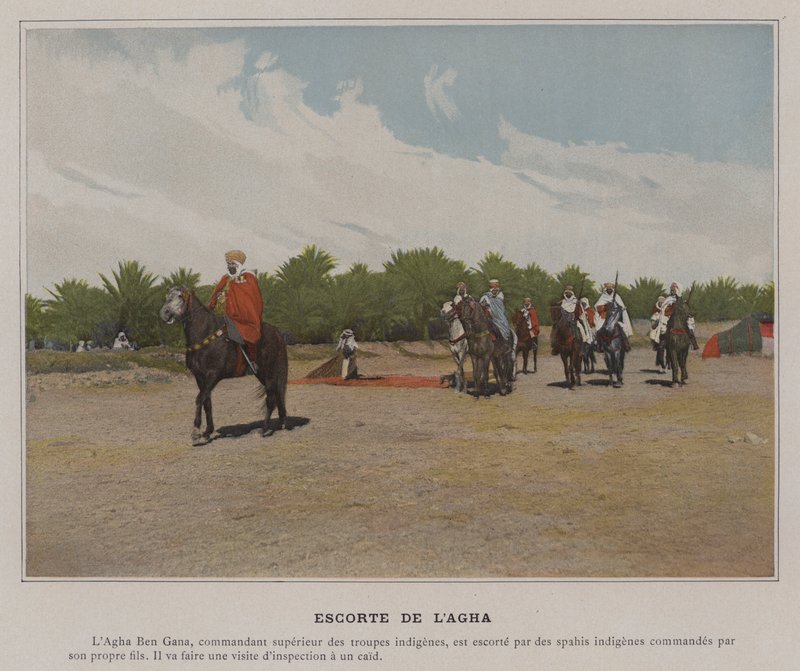 Eskorte des Agha von (after) French Photographer
