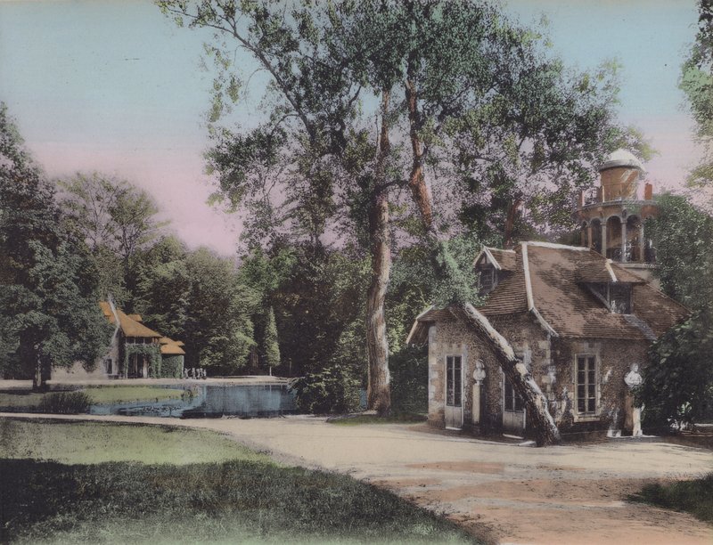 Das Hameau der Königin, Die Molkerei von (after) French Photographer