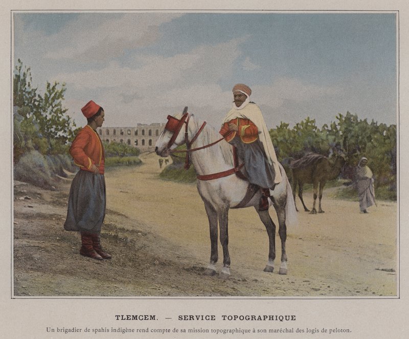 Tlemcen, topografischer Dienst von (after) French Photographer