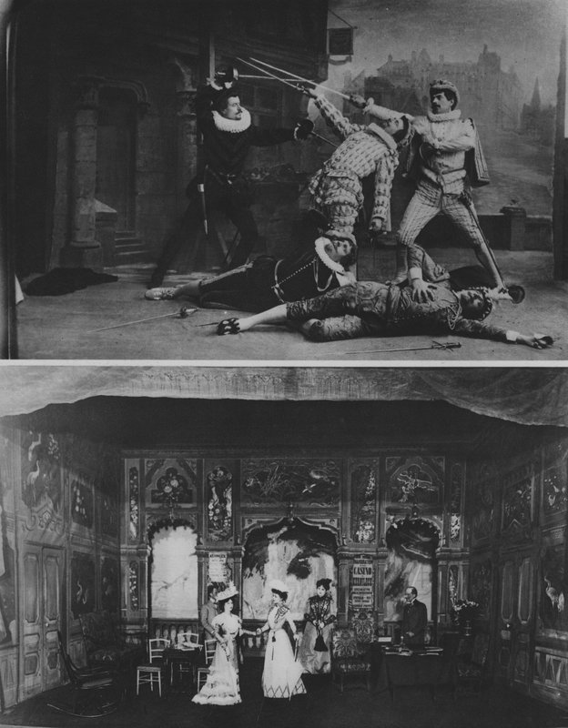 Zwei Szenen aus populären Erfolgen von (after) French Photographer
