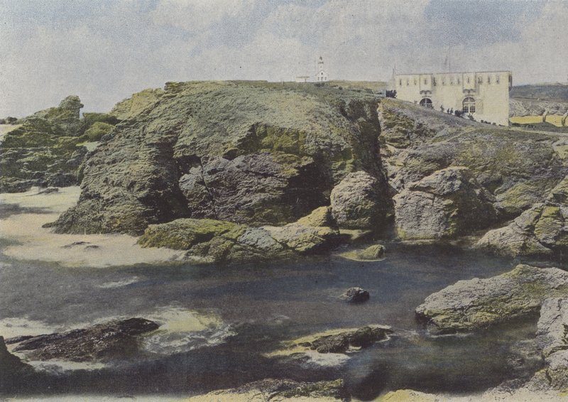 Alte Festung an der Spitze der Poulains, auf Belle-Île von (after) French Photographer