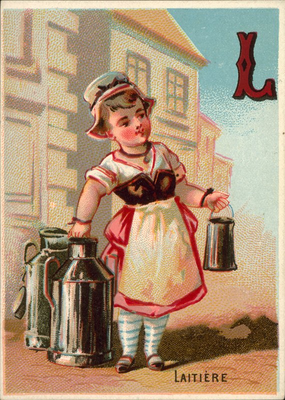 L für Milchmädchen von (after) French School