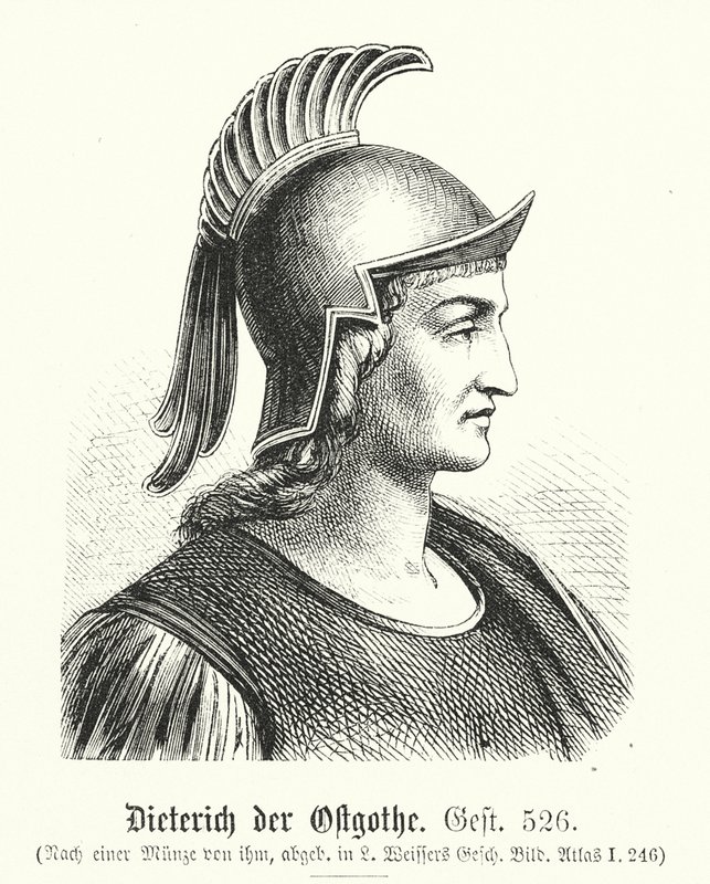Dieterich der Ostgote, 454-526, Theoderich von (after) German School