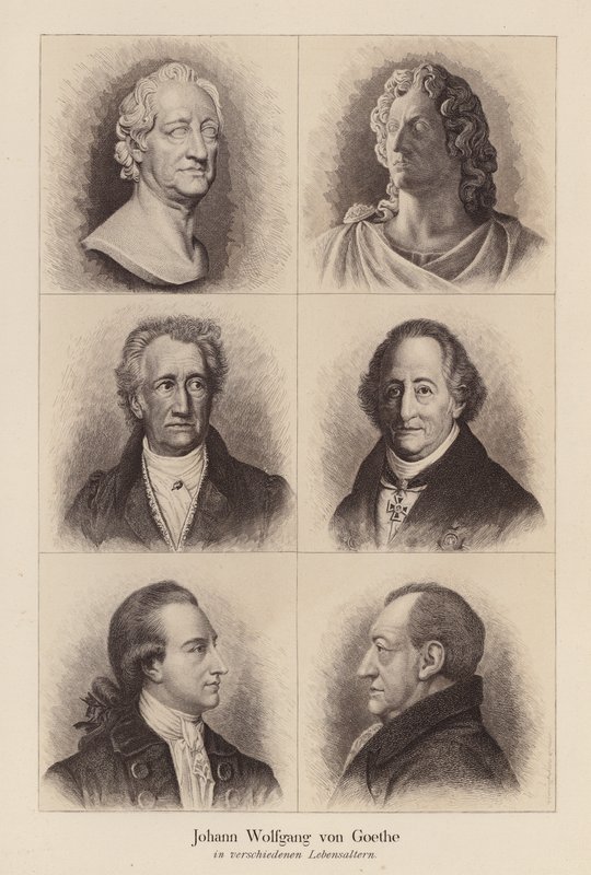 Johann Wolfgang von Goethe, deutscher Dichter und Dramatiker von (after) German School